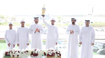 سلطان بن حمدان ومحمد بن مكتوم يختتمان فعاليات المرموم